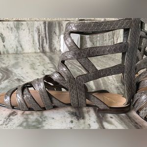 Brian Atwood Alcarra Watersnake Gladiator Sandals